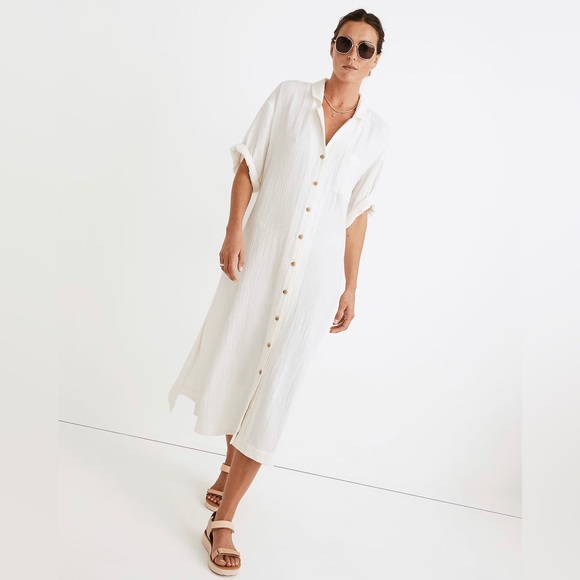 NWOT Free People Oversized Shirt Dress - Picture 2 of 16